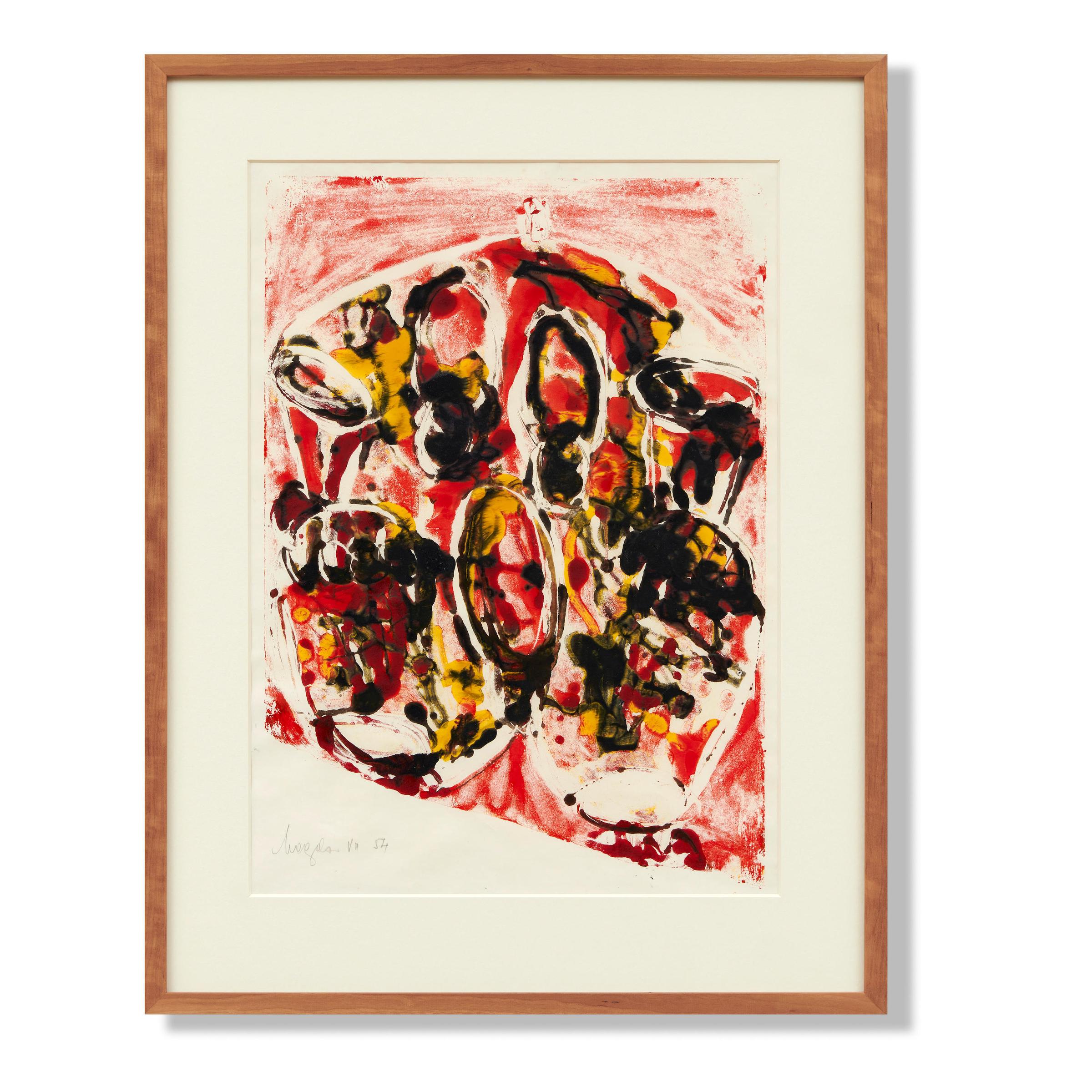 MAGDA CORDELL(1921-2008)Untitled Monotype (VIII)