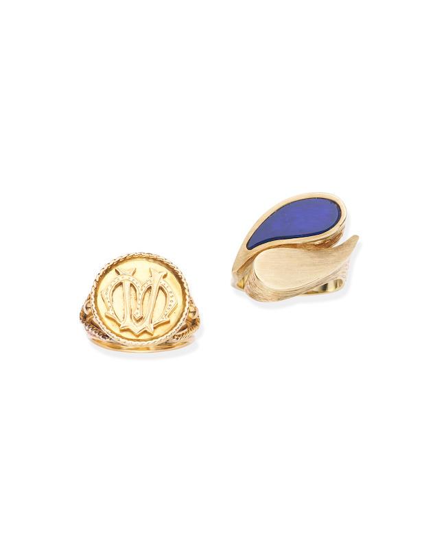 TWO GOLD RINGS