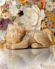 Thumbnail of A YELLOW JADE CARVING OF A HORNED MYTHICAL CREATURE China, late Qing dynasty image 5
